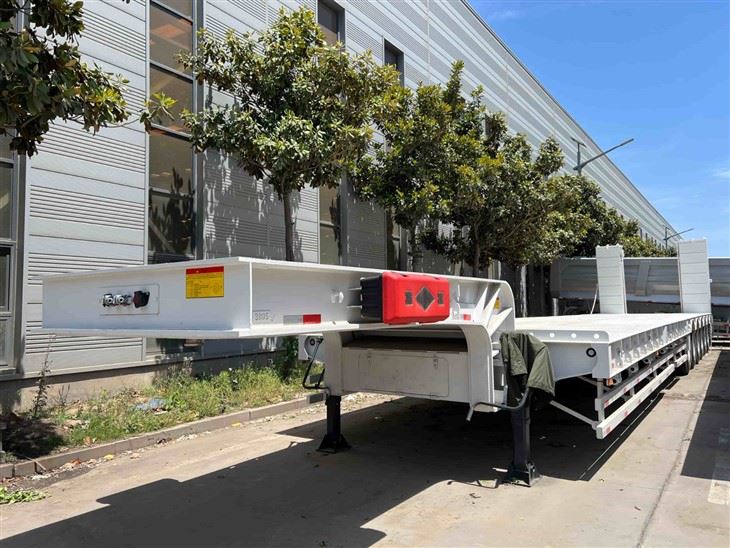 Customized 3 Axle Lowbed Semi Trailer Factory Direct Price For Sale price