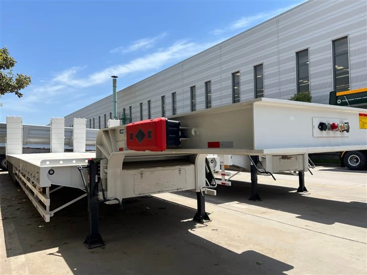Customized 3 Axle Lowbed Semi Trailer Factory Direct Price For Sale suppliers