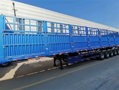 3 Axles 42CBM Side Tipper Trailer