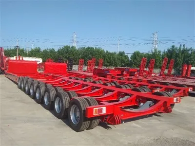 Multi Axle Tower Segments Transport Trailer for Wind Power Components